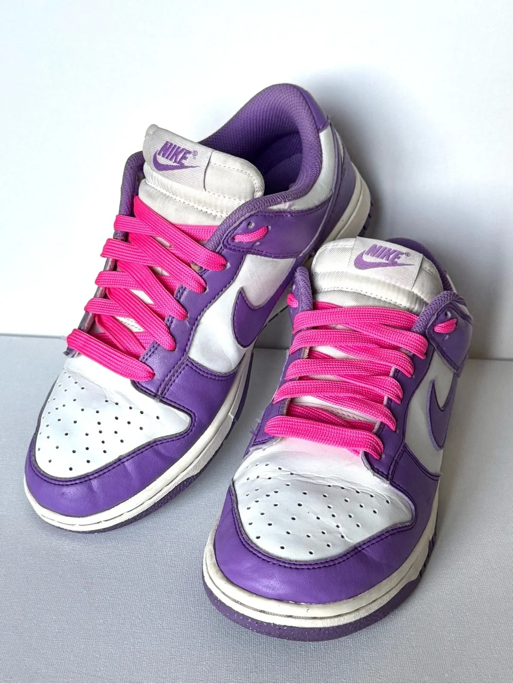 Nike Dunk Low Next Nature Black Raspberry Women’s 8.5 Purple White Hot Pink